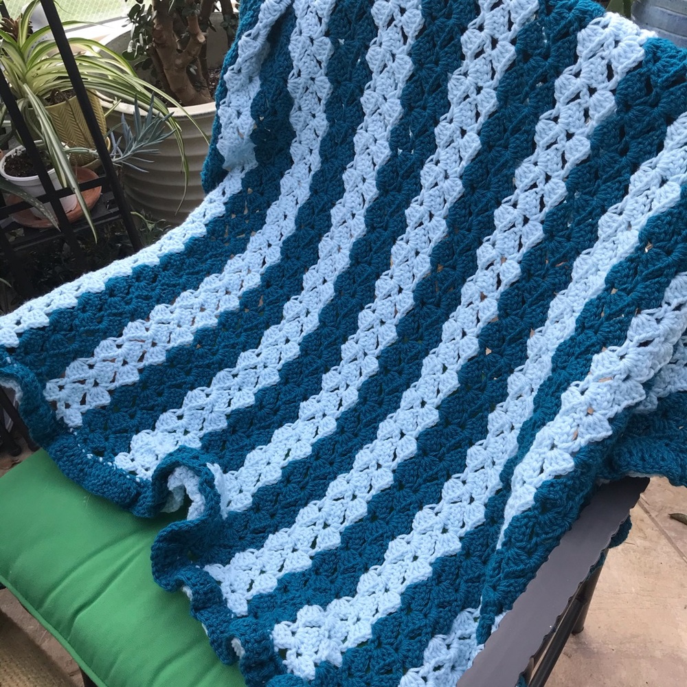 Teal Baby Blanket